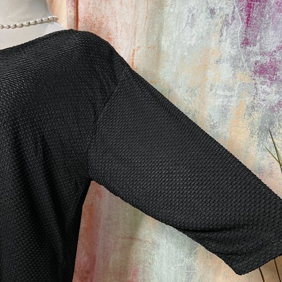 πUnico Lusso Waffle Pattern 3/4 Sleeves long Top - Picture 3 of 11